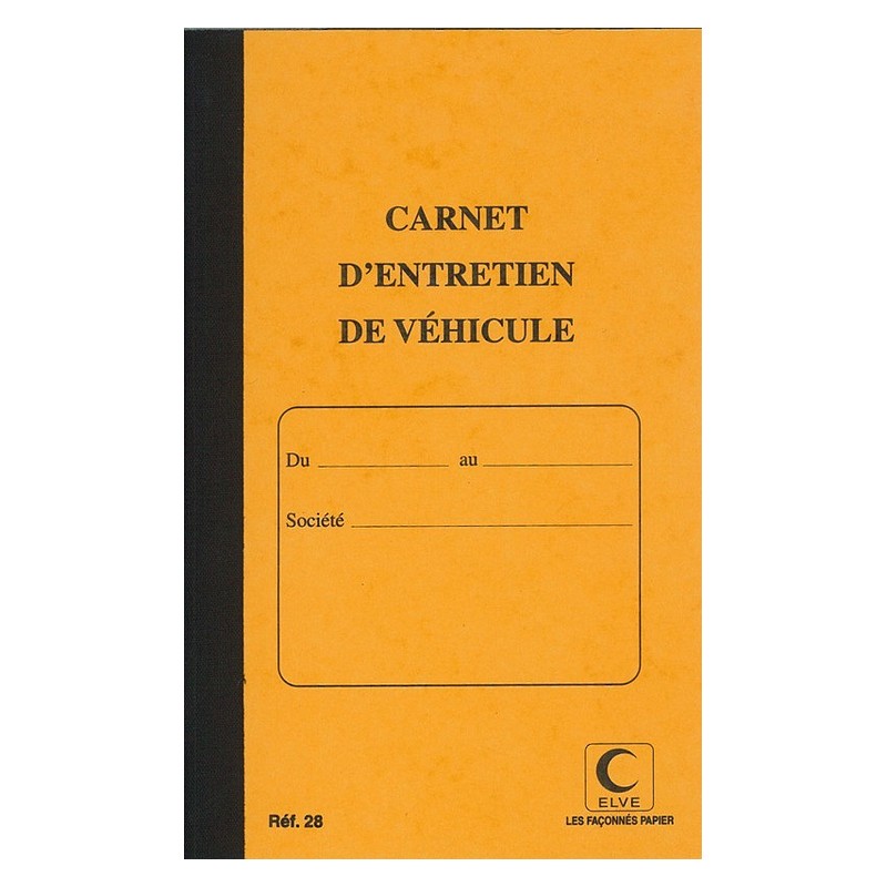 Carnet d'Entretien