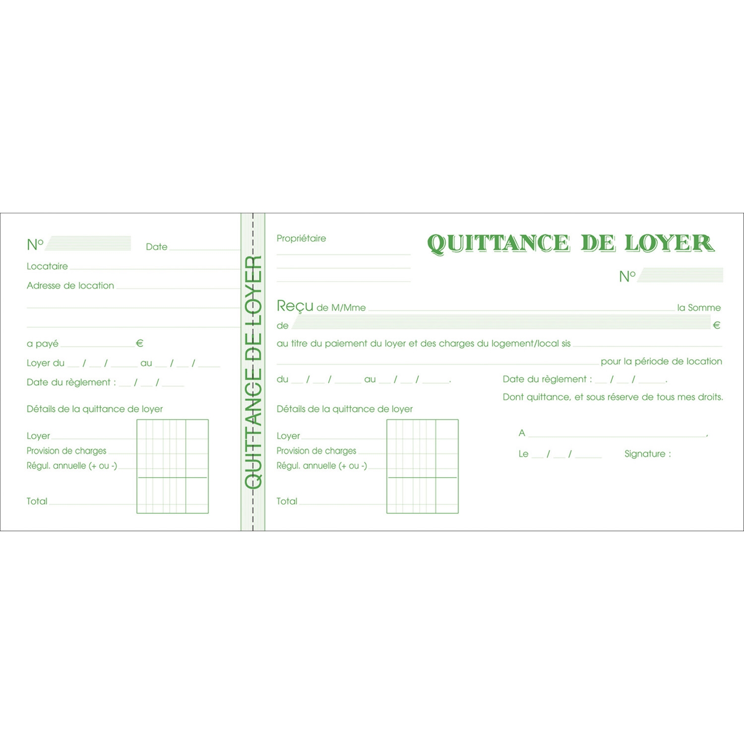 Quittance de loyer
