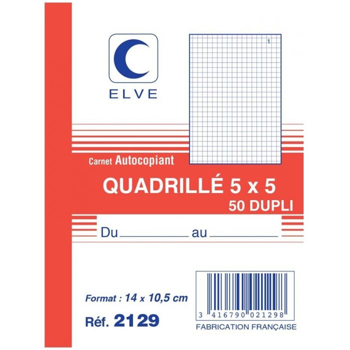 Carnet quadrillé