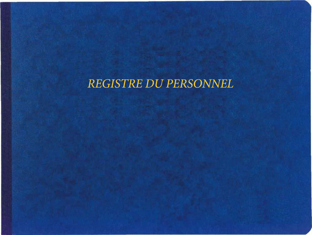 Registre Unique Du Personnel Le Dauphin 310d Entree Et Sortie E Statuts