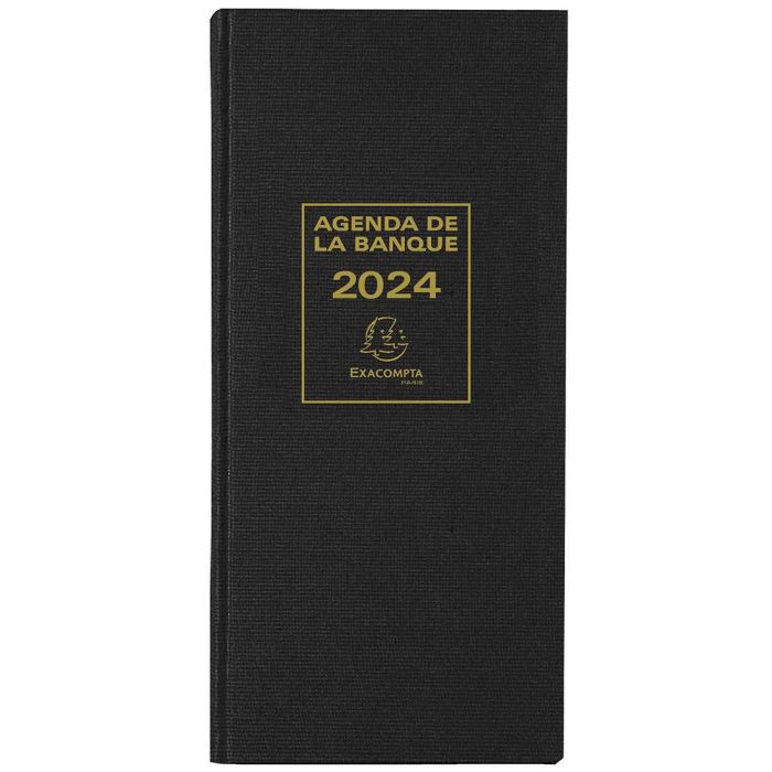 LECAS Agenda banquier 2024 150 x 340 mm 2 volumes