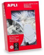 Etiquettes bijouterie à trou et ficelle blanche - 36 x 53 mm AGIPA Lot de 500