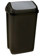 Poubelle avec couvercle - 50 litres - Anthracite/Crème : KEEEPER Swantje Modèle