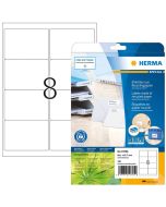 Étiquettes auto-adhésives blanches - 99,1 x 67,7 mm HERMA Lot de 160