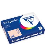 Papier de 250 feuilles A4 120g - Saumon CLAIREFONTAINE Trophée