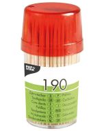Boite de 190 cure-dents en bois - 65 mm : PAP STAR Visuel