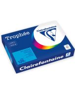 Ramette de papier de 250 feuilles A4 120g - Bleu Turquoise CLAIREFONTAINE Trophée Image