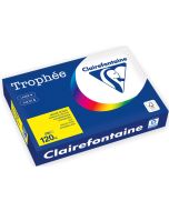 Ramette de papier de 250 feuilles A4 120g - Jaune Soleil : CLAIREFONTAINE Trophée Exemple