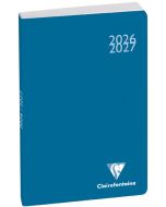 Agenda Scolaire 2025/2026 - Work and After - Bleu CLAIREFONTAINE