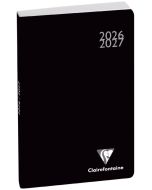 Agenda Scolaire 2026/2027 Work and After - Noir CLAIREFONTAINE Image couverture 