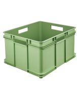 Bac de rangement Euro-Box XL - 28 litres - Vert clair : KEEEPER Bruno