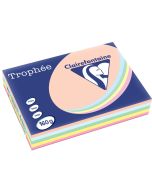 Ramette de papier Trophée de 250 feuilles A4 160g - Assortiment de Couleurs Pastel : CLAIREFONTAINE Visuel