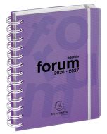 Agenda Scolaire 2026/2027 - Violet Forum Linicolor EXACOMPTA image couverture