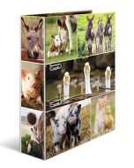 Classeur à 2 anneaux - Dos de 70 mm - Animaux de la ferme : HERMA image