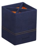 Pot à crayons 4 compartiments - Bleu nuit RHODIA