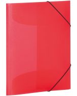 Chemise à élastiques A4 en PP translucide - Rouge : HERMA Modèle