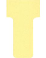 Fiches T - Indice 1 / 28 mm - Jaune : NOBO Lot de 100 Visuel