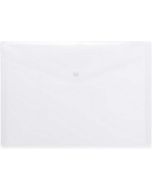 Pochette enveloppe DL à bouton-pression - Transparente HERMA