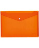 Pochette enveloppe DL à bouton-pression - Transparente HERMA
