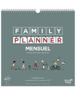 Planning familial - Calendrier 2026/2027 - Mensuel QUO VADIS Visuel couverture