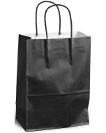 Sac en papier avec anse - 240 x 110 x 330 mm - Noir MAIL-MEDIA Lot de 200