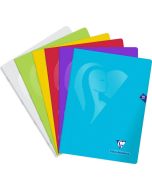 Cahier 24 x 32 cm - 96 pages lignées avec marge - Assortiment CLAIREFONTAINE Mimesys