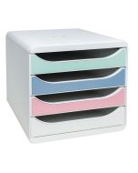 Module de rangement 4 tiroirs - Assortiments -Big Box EXACOMPTA AutentiK