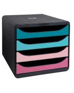 Module de rangement 4 tiroirs - Assortiments -Big Box EXACOMPTA Skandi