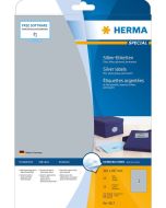 Étiquettes adhésives - Argent - 210 x 297 mm HERMA 4117
