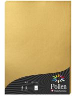 Feuilles de couleur A4 - 210 x 297 mm - Or POLLEN Lot de 50