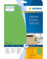 4424 HERMA  Étiquettes adhésives - Multi-usages - 210,0 x 297,0 mm. - Vert