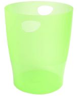 Corbeille à Papier ECOBIN - 15 litres - Vert pomme Lincolor EXACOMPTA