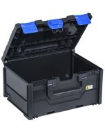 Boîte de rangement - 396 x 296 x 215 mm - Noir/Bleu ALLIT EuroPlus MetaBox 215