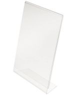 Porte-visuel droit - 1/3 A4 portrait DEFLECTO Exemple modèle