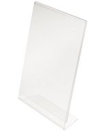 Porte-visuel droit - 1/3 A4 portrait DEFLECTO Exemple modèle