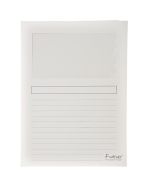 EXACOMPTA 50270E Chemise à fenêtre Blanches Forever