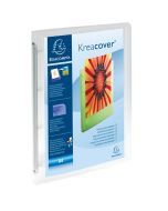 EXACOMPTA 51968E Classeurs personnalisables en PP Chromaline - Blanc