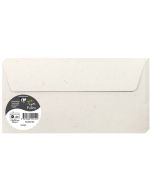 Enveloppes - 110 x 220 mm - Blanc naturel POLLEN Natura Lot de 20