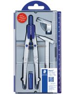 Compas scolaire Noris 550 02-  Bleu/Argent - 4 pièces STAEDTLER