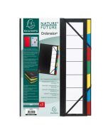 55321E EXACOMPTA : Trieur avec élastiques Noir