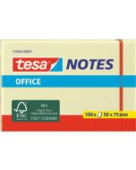 Bloc standard adhésif - Jaune - 50 x 75 mm TESA 