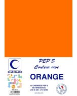 Chemise pour dossier A4 - Orange ELVE Pep's Lot de 12