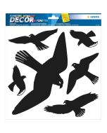 Oiseaux pour vitres - Noir HERMA