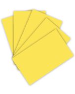 Carton de Bricolage 500 x 700 mm - Jaune citron - 300 g/m² : FOLIA Lot de 10 Visuel