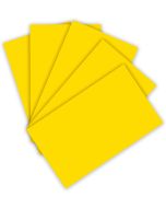 Carton de Bricolage 500 x 700 mm - Jaune banane - 300 g/m² : FOLIA Lot de 10 Modèle