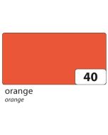 Carton de Bricolage 500 x 700 mm - Orange - 300 g/m² : FOLIA Visuel