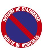 Défense de stationner - Pictogramme 200 mm EXACOMPTA