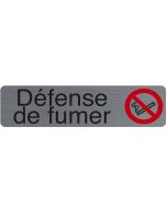 Plaque adhésive de signalisation - Défense de fumer : EXACOMPTA image
