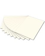 Carton de Bricolage 700 x 1000 mm - Blanc Perle - 300 g/m² FOLIA Lot de 10