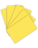 Carton de Bricolage 700 x 1000 mm - Jaune Citron - 300 g/m² FOLIA Lot de 10